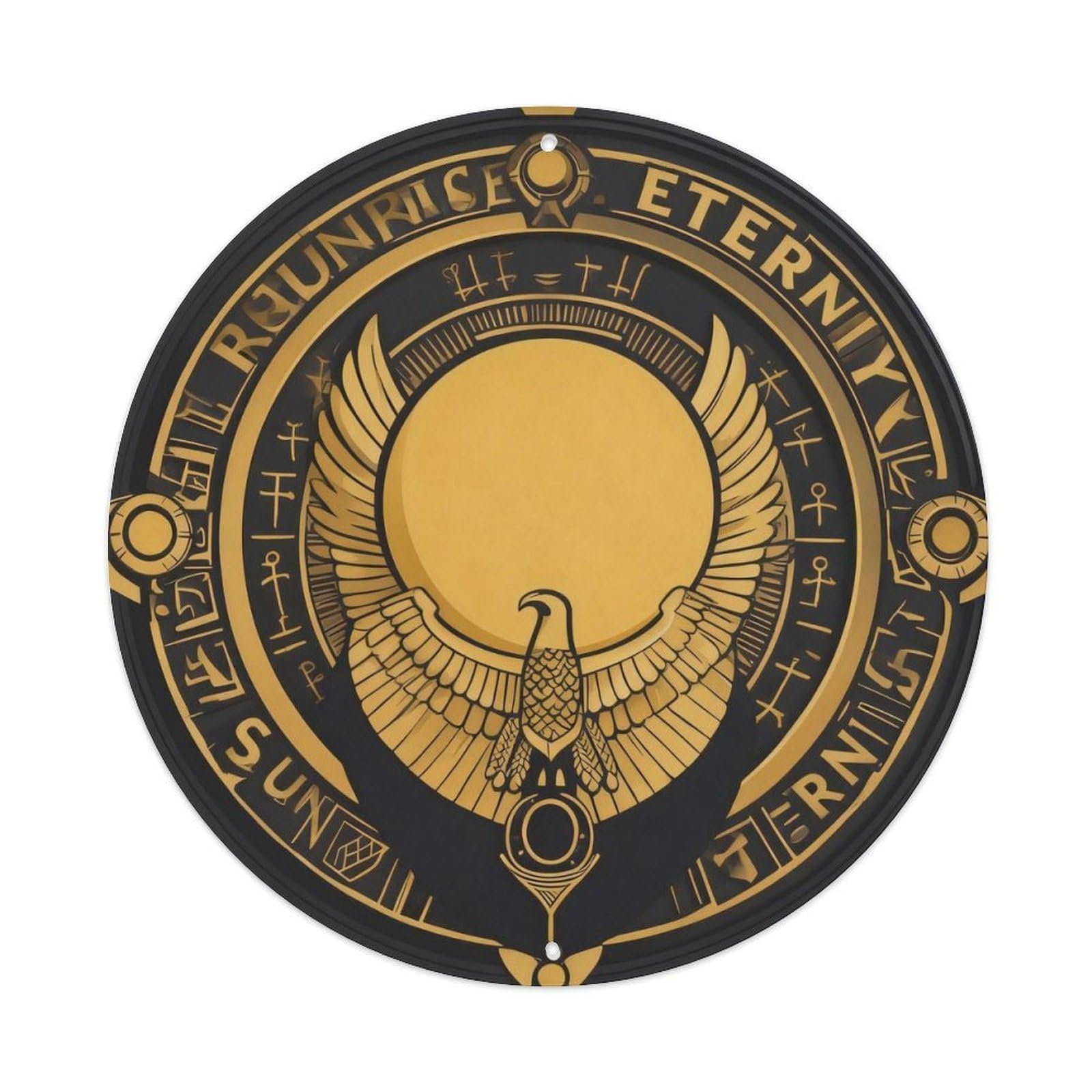 Ra Sunrise Eternity Metal Tin Sign Plaque