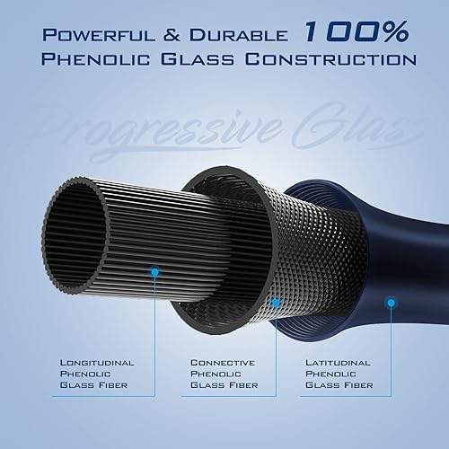 Miniatura 2 de KastKing Cañas de pescar de vidrio progresivo, cañas giratorias y de fundición, fuertes, 100% vidrio fenólico, paquete de 2 piezas de 5 pies 6