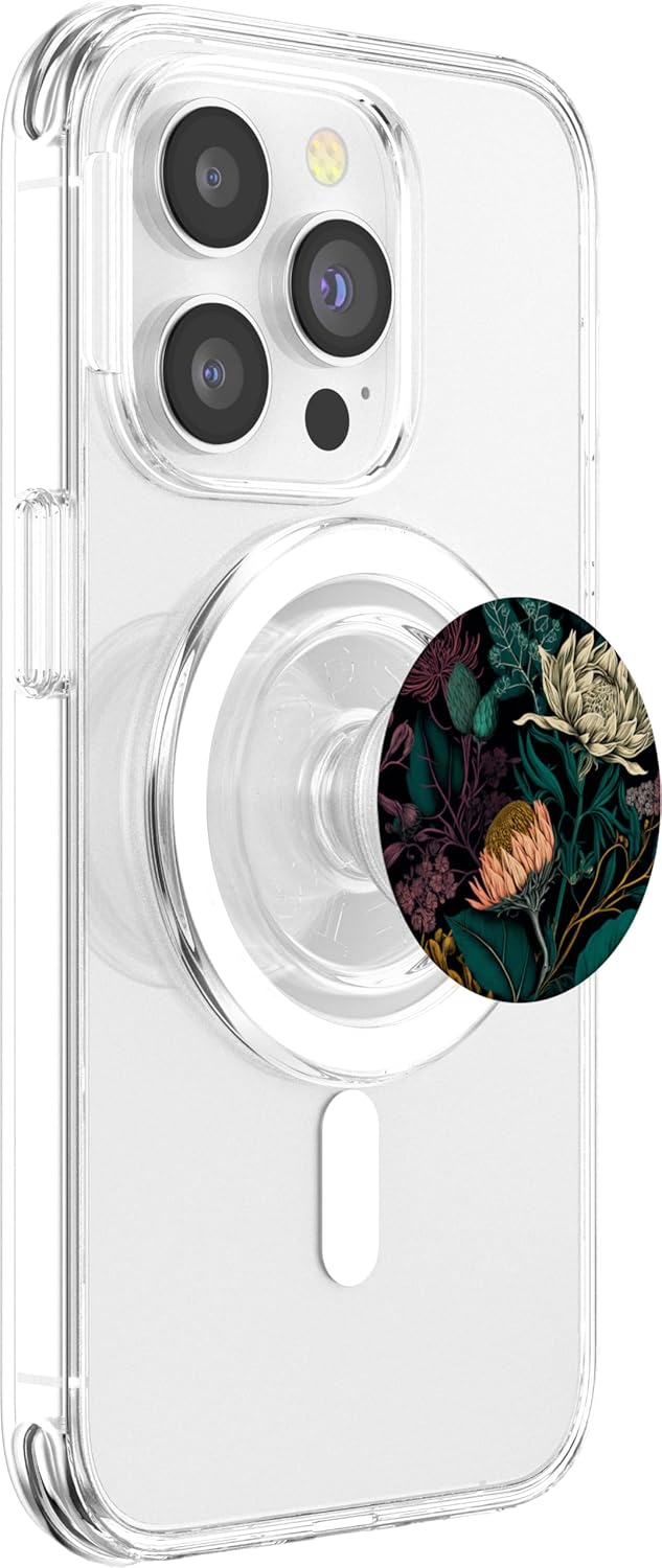 Botanical Pattern Design PopSockets MagSafe PopGrip for iPhone