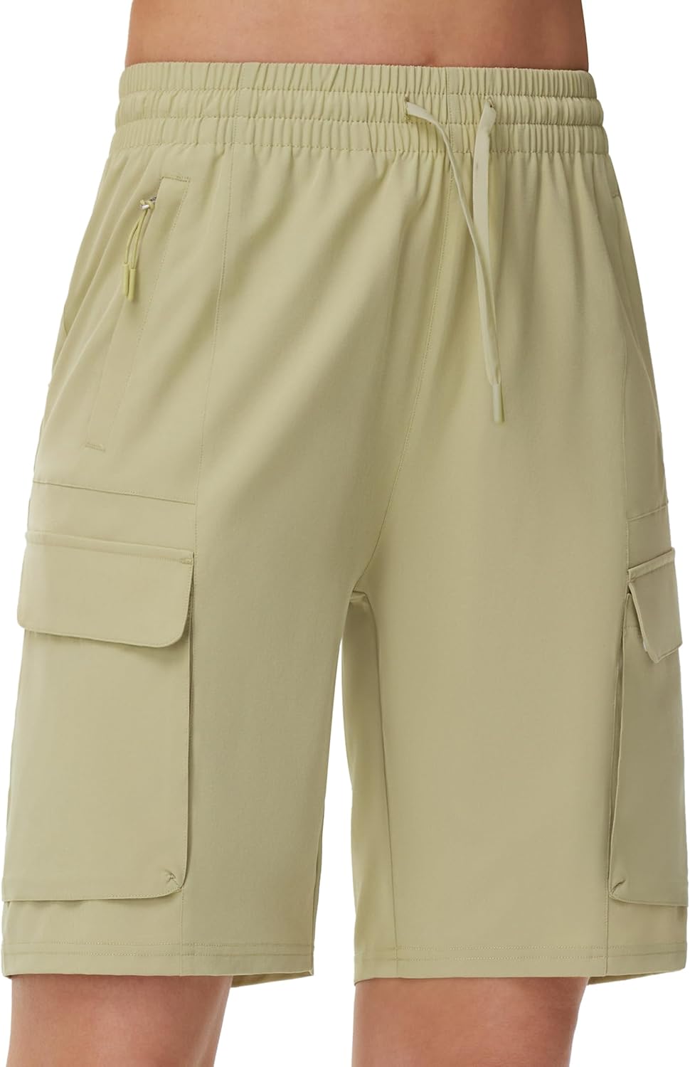THE GYM PEOPLE Women’s Lightweight Quick Dry Golf Hiking Cargo Shorts with Zipper Pockets