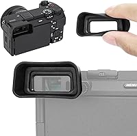 Vista 1 de Visor de cámara de silicona suave extendido A6700, especialmente diseñado para Sony A6700 Alpha APS-C sin espejo, reemplaza el visor de Sony