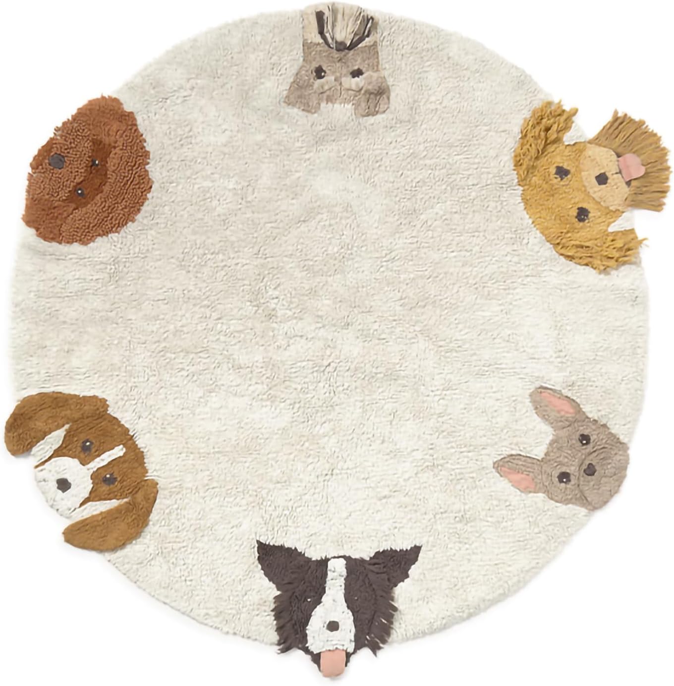 Lorena Canals Washable Rug Dogs, Ø 4' 7"