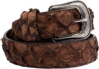 Cody James Mens Pirarucu Exotic Belt - Cjaho19bt6