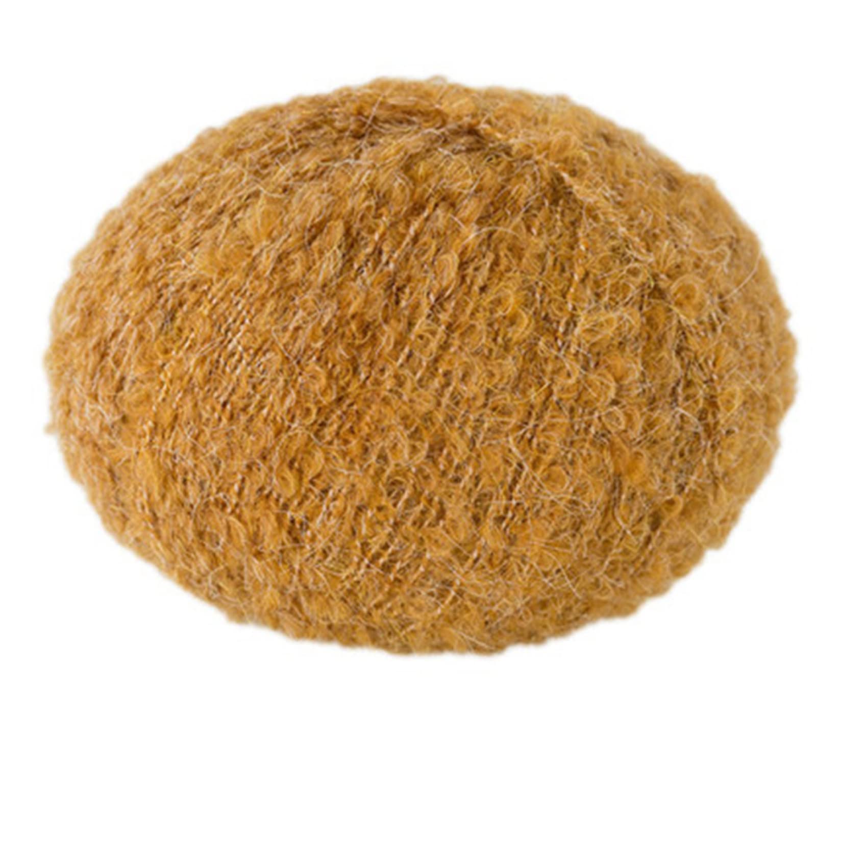 Włóczka wełniana Sweet Boucle 50g elastyczna, do robótek ręcznych, fantazyjna, miękka, wygodna, ciepła na zimę, szydełkowania(5)