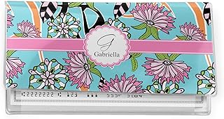 RNK Shops Summer Flowers Vinyl Checkbook Cover (Personalized)