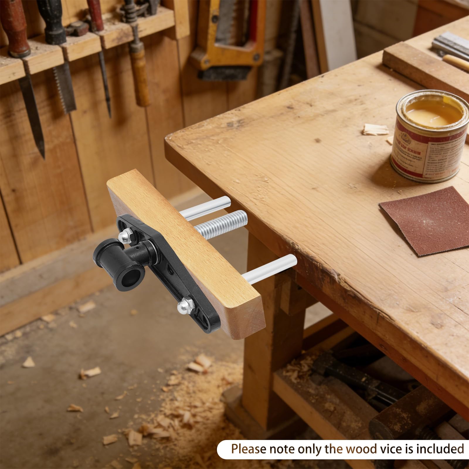 Morsa per trapano, morsa da tavolo in ghisa e acciaio al carbonio, morsa da banco con forte serraggio 3 cm per trapano a colonna fresatrice, vizio da banco per lavori di legno metallo