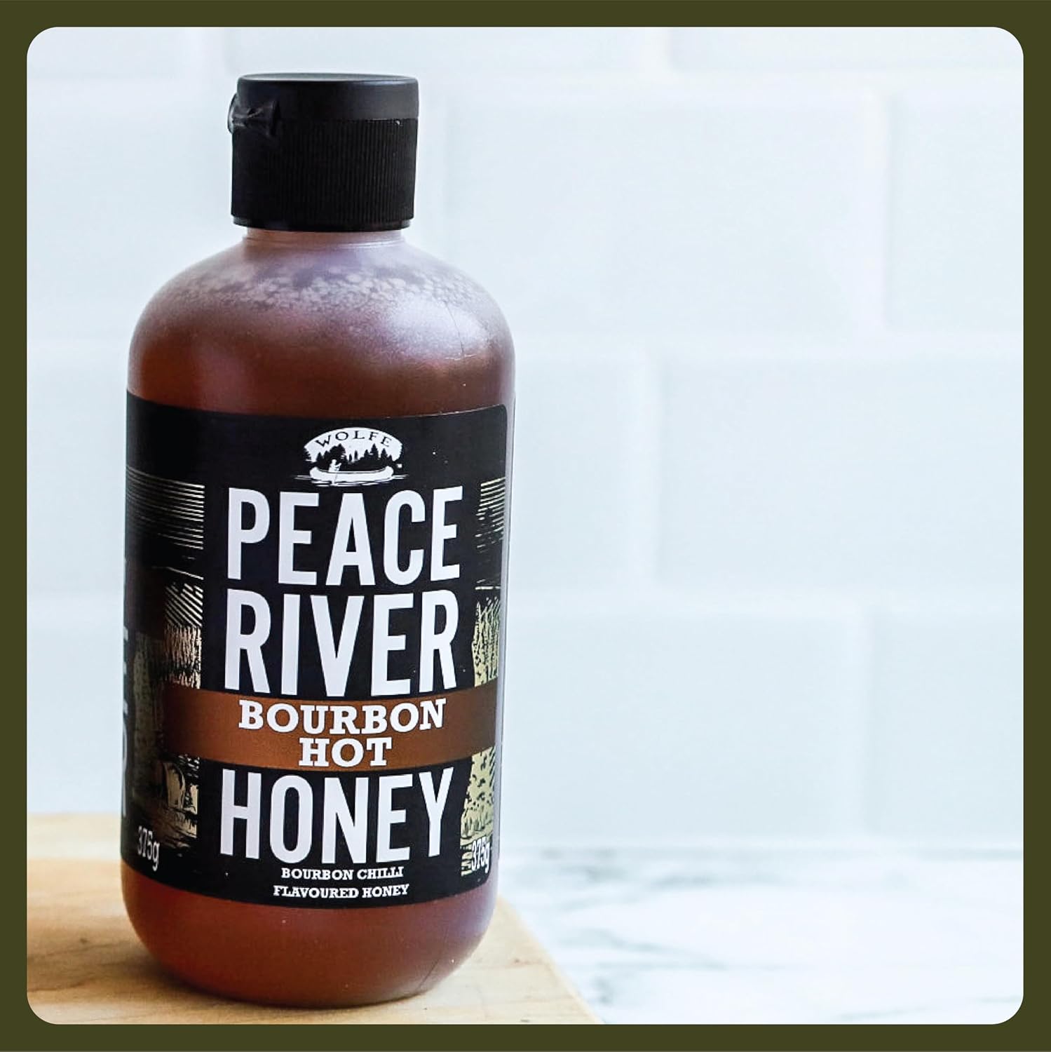 Peace River Hot Honey | Medium Heat | Kosher Certified | Chili Infused Spicy Honey | Sustainably Sourced | Drizzle Over Pizza, Wings & More | Easy Squeeze Bottle 12oz image 4