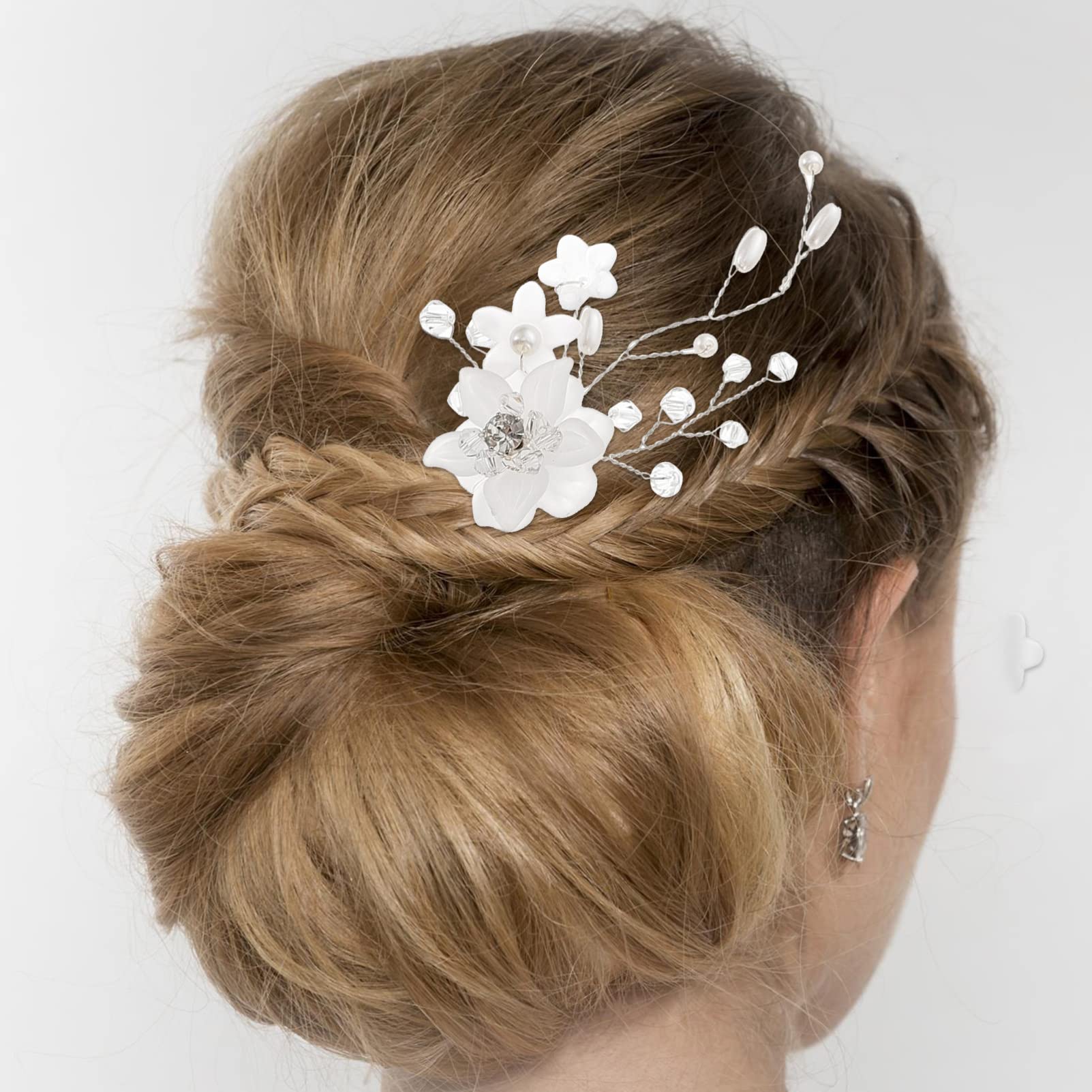 MAGICLULU Lot De 5 Peignes À Cheveux Pour Mariée Nœuds Épingles À Cheveux Pour Accessoires De Mode 6 Pièces X 5