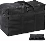 TINYAT 120L Sacs de voyage Duffel Extra Large Sac de voyage pliable Duffel -Sac pour femmes et hommes week-end de stockage de nuit Bagage pour Airline Camping Déplacement
