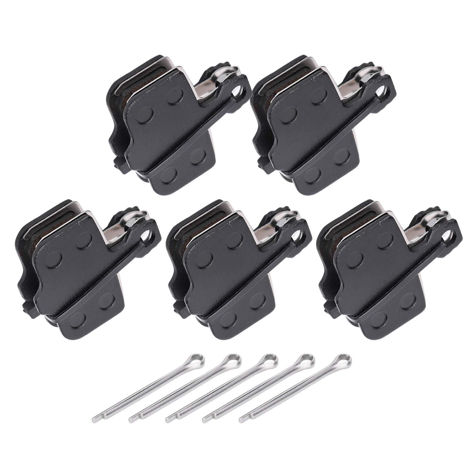 Klocki hamulcowe tarczowe, 5 par klocków hamulcowych tarczowych do rowerów górskich 30MM, klocki hamulcowe żywiczne półmetalowe do pojazdów elektrycznych, części zamienne do rowerów