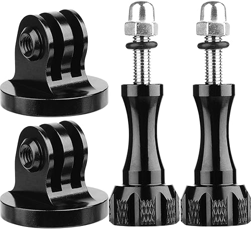 ChromLives Adaptador de montaje de trípode con tornillo de pulgar compatible con Gopro Hero 11, 10, 9, 8, 7, 6, 5, 4, DJI Osmo, Sjcam, cámaras de