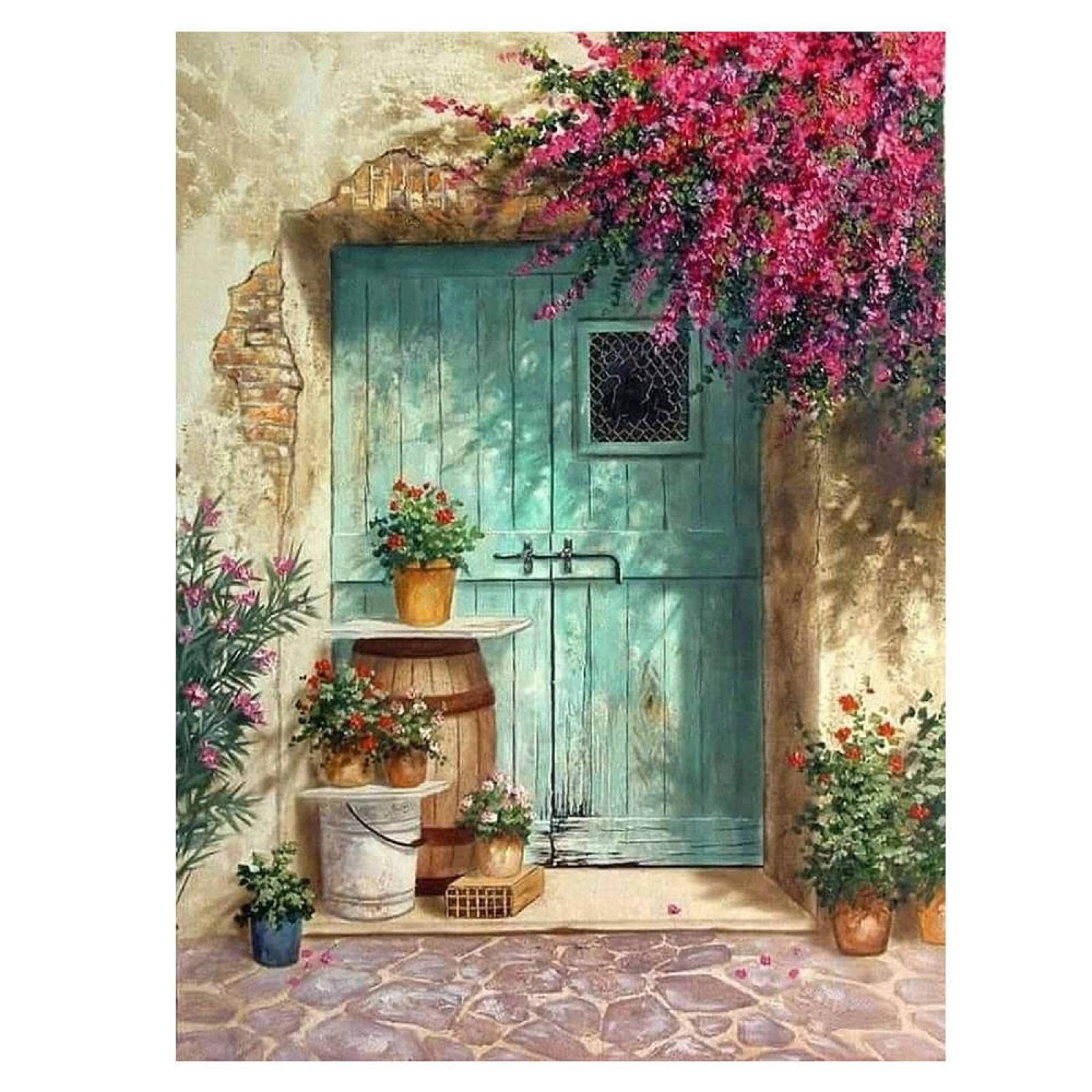 Peinture sur toile, Fleurs de Lys Plantes Turquoise 90x60 | Leroy Merlin Peinture sur toile, Fleurs de Lys Plantes Turquoise 90x60 | Leroy Merlin