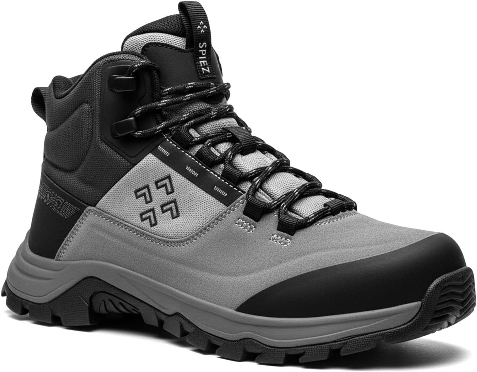 SPIEZ 6IN Composite Toe ESD Work Boots for Men, Slip Resistant Non Steel Toe Boots for Construction, Lightweight Anti-static High Top Safety Shoes ASTM Botas de Trabajo para Hombre