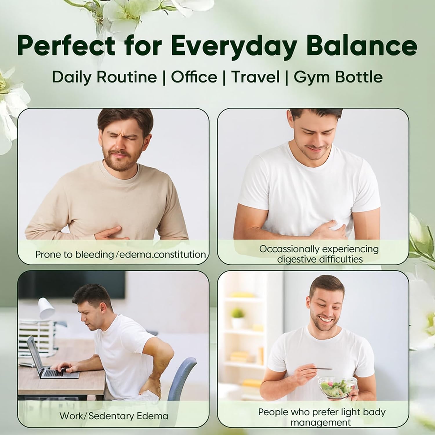 Debloat Powder Novairhealth, Daily Digestion & Debloating Support, Gut Balance & Water Retention Relief for Men & Women, Peach Mango Flavor, 200g / 7.05oz - Image 9