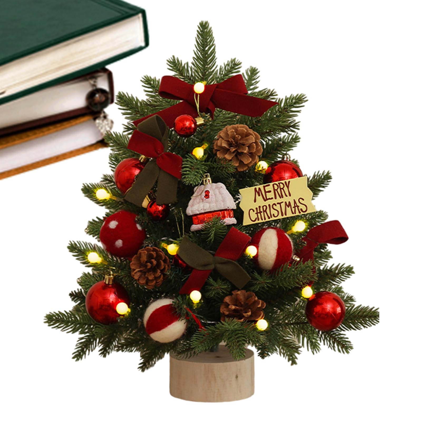 Mini Albero Di Natale Con E Pigne