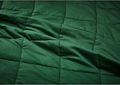 Miniatura 6 de TONGDADA - Manta con peso, para el hogar (blanca, de 40 x 60 pulgadas, 5 libras)