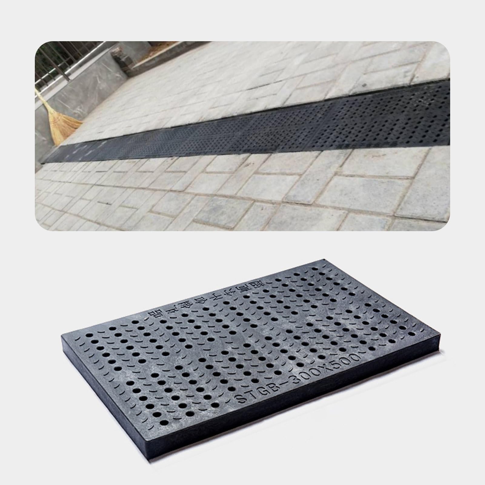 Caniveau de drainage pour terrasse extérieure pour protéger votre jardin des pluies
