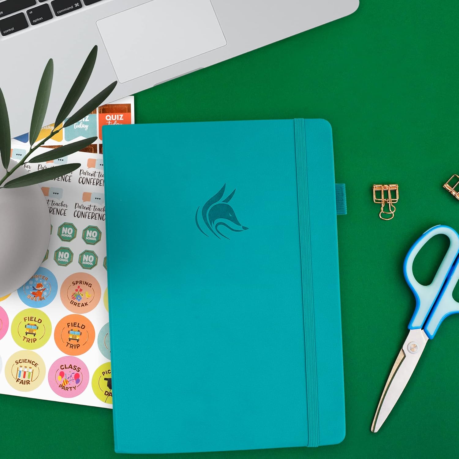 Clever Fox Teacher Planner – School Year Planner with Calendars & Lesson Plans – Teacher Plan Book for Classroom & Homeschool Organization - Undated, 7x10″, Hardcover (Turquoise) : Everything Else