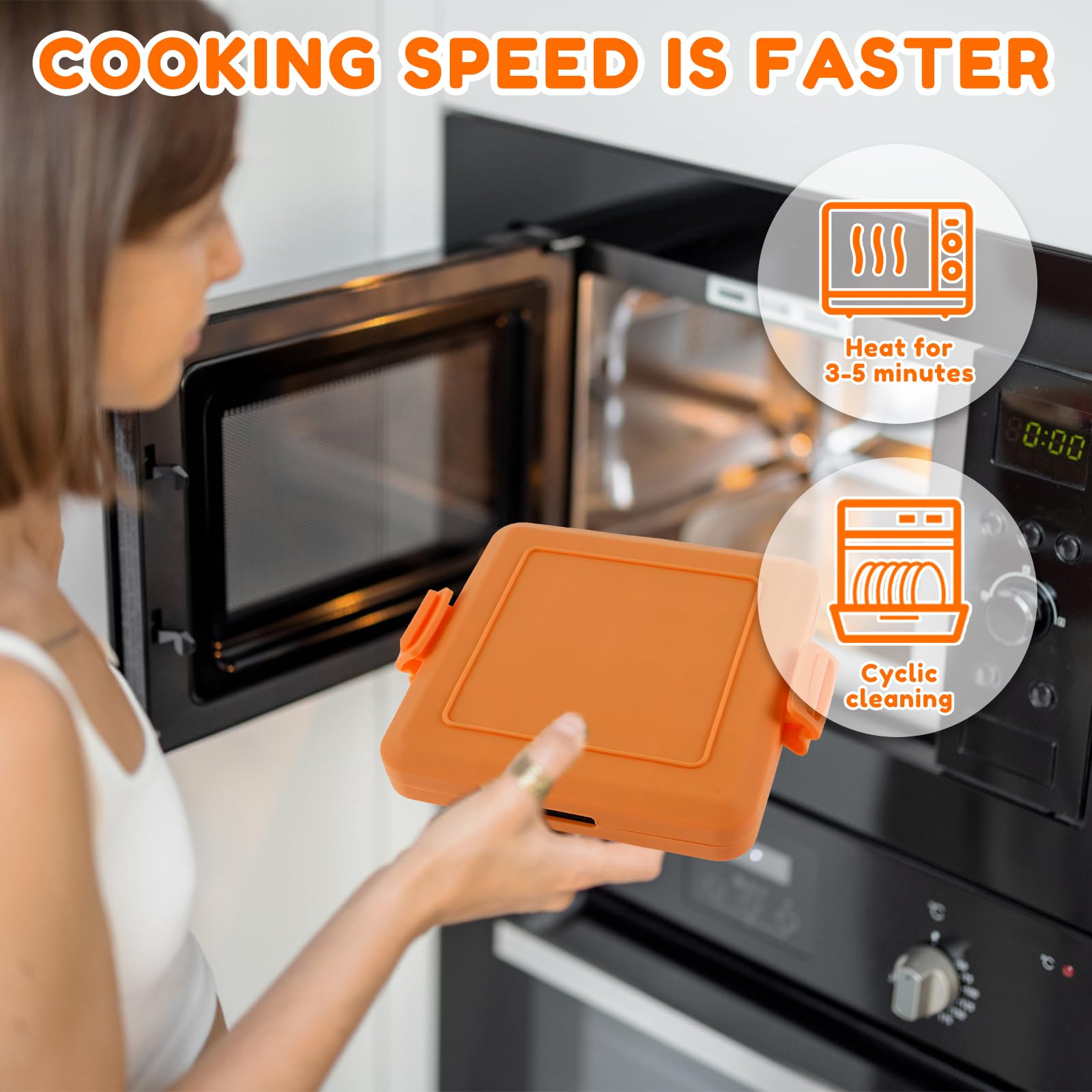 Microwave Toastie Maker And Sandwich Maker, Silicone Microwaveable Cookware, Heatwave Technology, Dishwasher Safe - Image 4