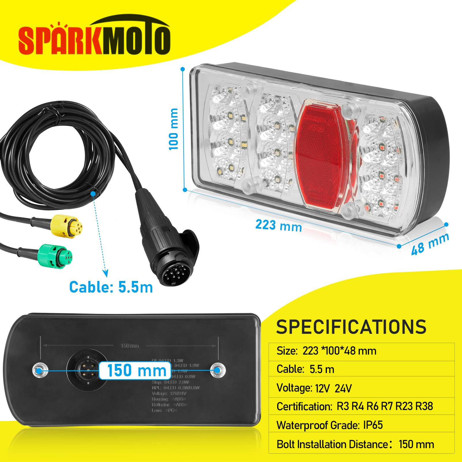 LED Verlichtingset 13 polige stekker