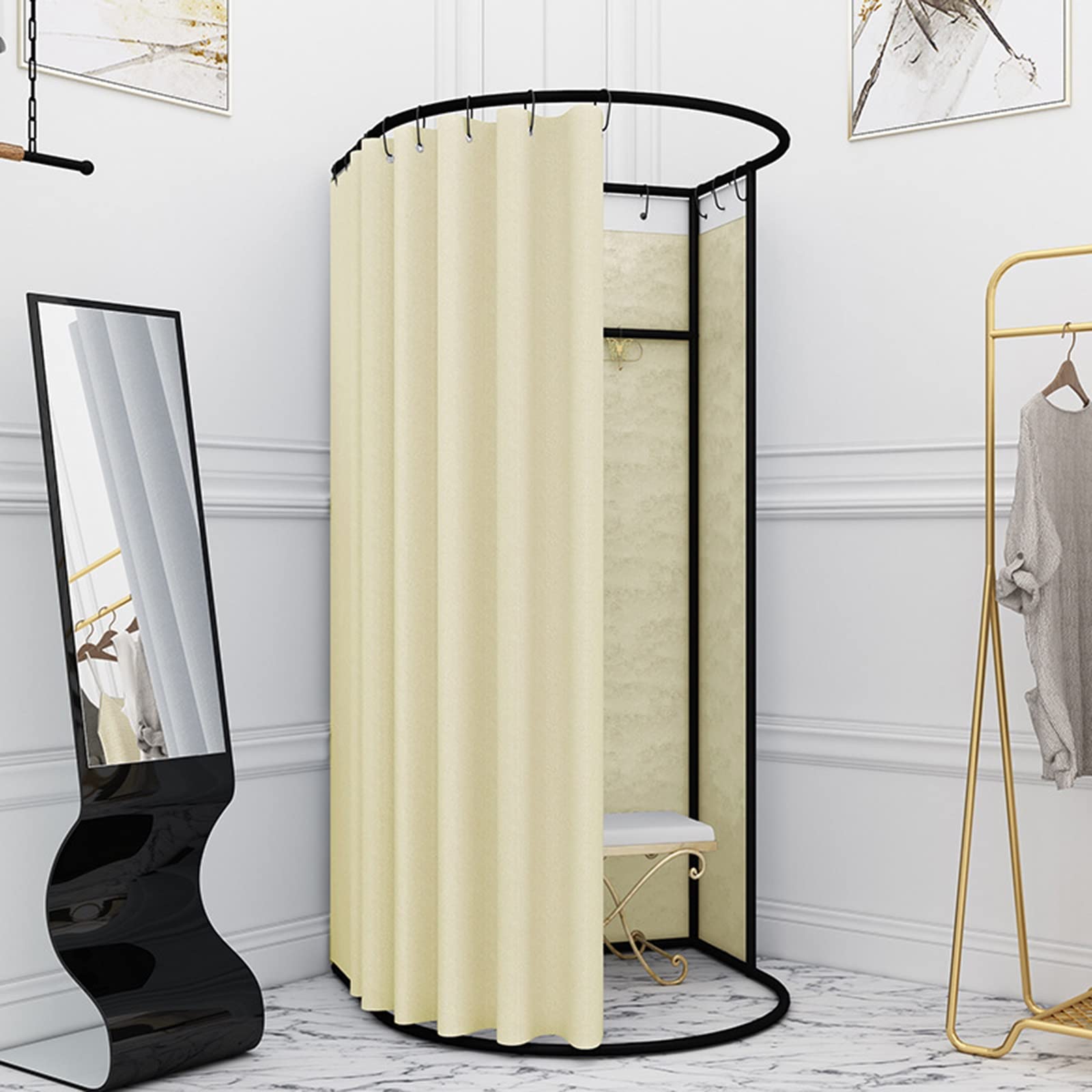 Cabine d'essayage mobile et portable : un gain de place optimal pour centres commerciaux