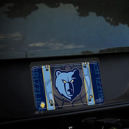 Miniatura 17 de Rico Industries Etiqueta de metal de baloncesto de la NBA de 6 x 12 pulgadas, ideal para camiones/coches/SUV