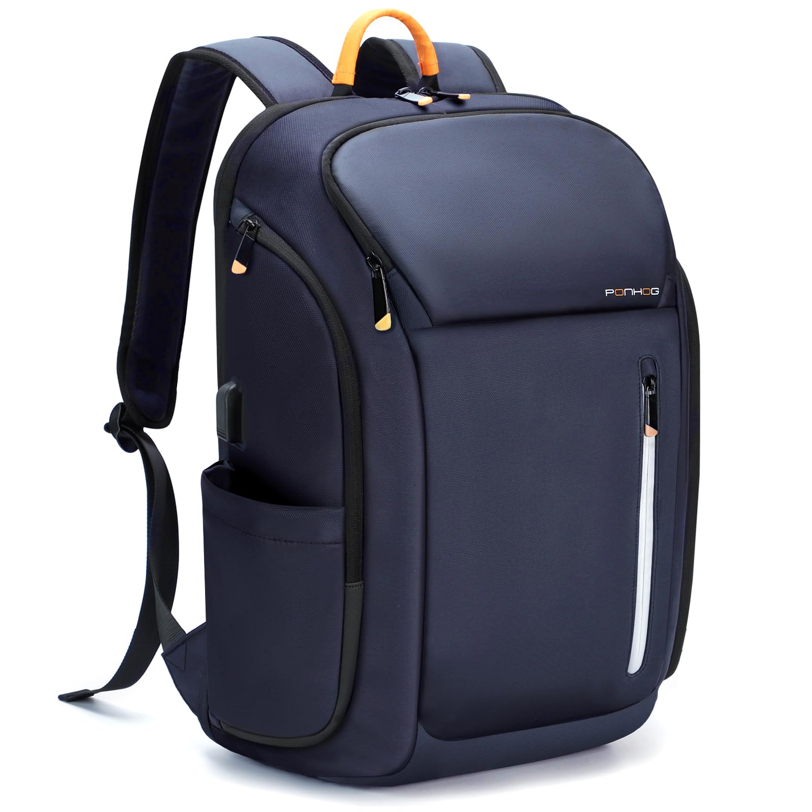 Ponhog Backpack Zaino per Laptop, Blu Scuro, 17.3inch Uomo