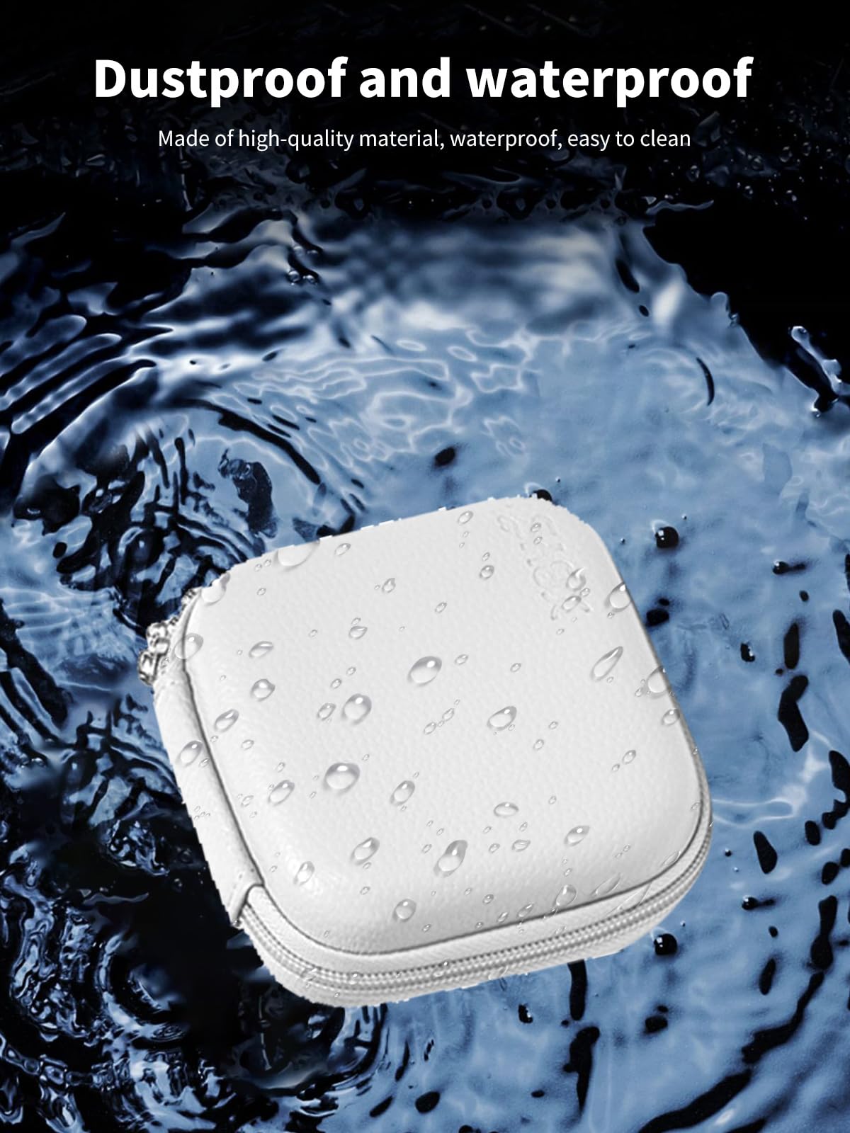 Funda para proyector Aurzen Zip, caja de almacenamiento para proyector Aurzen, funda protectora portátil de transporte de viaje, funda protectora para proyector NOUKAJU Zip, triple plegable,