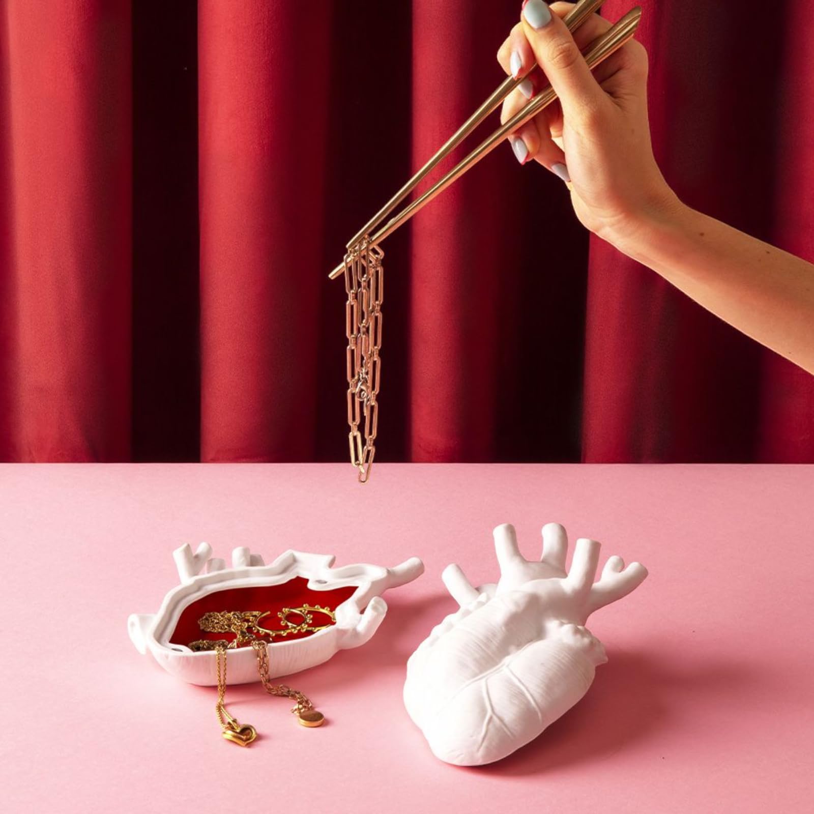 SELETTI Contenitore in Porcellana Love in A Box 09918
