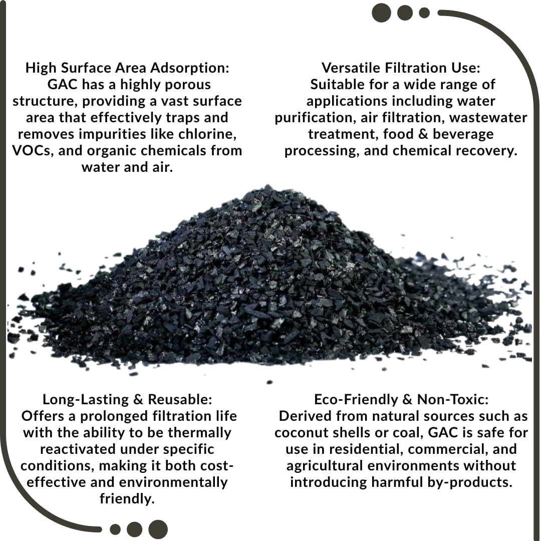 Purifyus Premium Activated Carbon for Aquarium, Water Filter, Air Purification (500 gram) 2