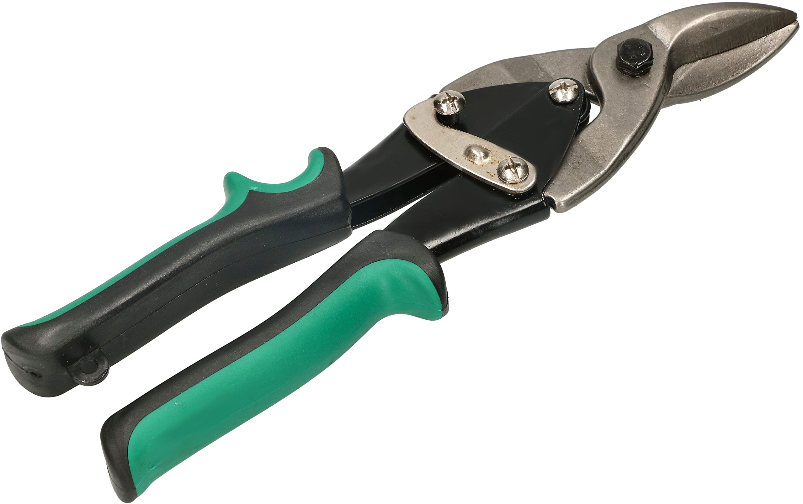 KOTARBAU® Tijeras hojalatero recta izquierda derecha 250 mm, Tijeras de chapa de acero CrV con cierre