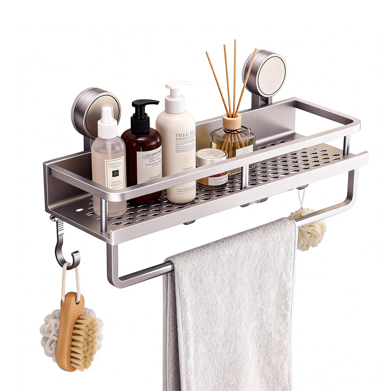 Étagère de douche sans perçage pour organiser la salle de bain
