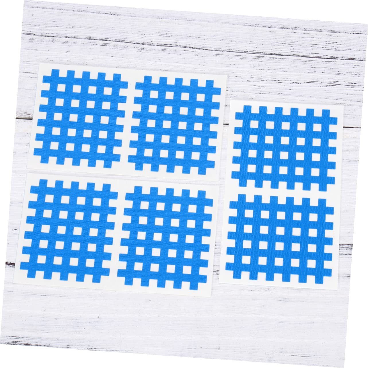 MOLUCKFU Sports Adhesive Cloth 20 Sheets of Sports Muscle Tape Cross-Shaped Muscle Cloth Patch Breathable for Groups