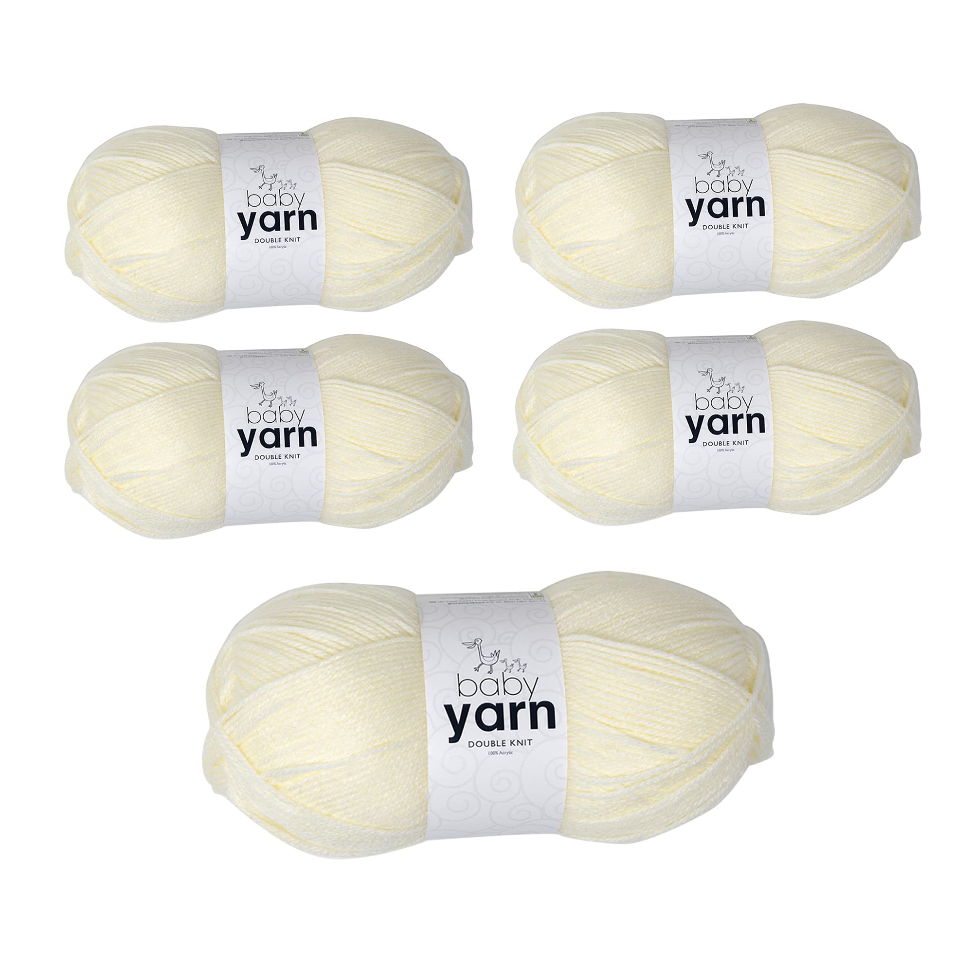 Babycreme-Garn