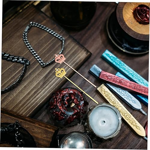 Miniatura 6 de Varillas de cera derretida, 2 unidades de palitos agitadores de cera de sellado, palitos de agitación de fusión, palitos de cera de sellado,