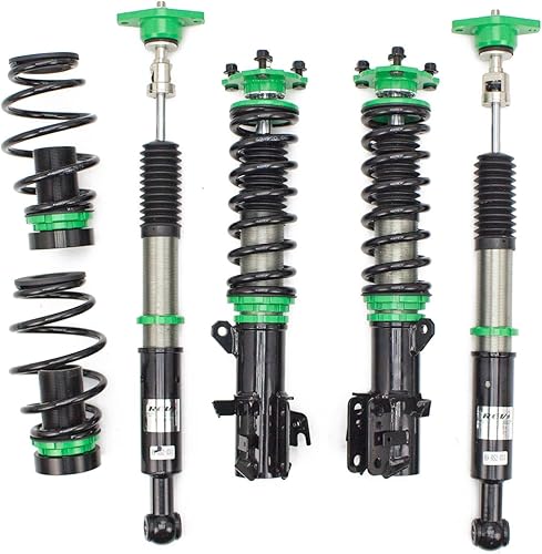Rev9 R9-HS2-031_1 compatible con Mazda 2 (DE) 2011-14 Hyper-Street II Kit de coilover con ajuste de fuerza de amortiguación de 32 vías, ajuste de