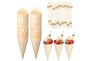 Queekay Exquisite Bamboo Cones