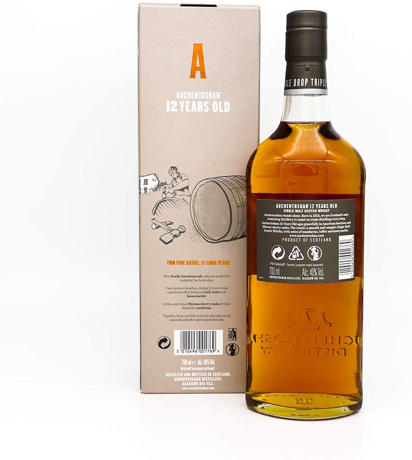 Auchentoshan 12年 スコッチウイスキー 750ml Amazon.co.jp: オーヘントッシャン 12年 [シングルモルト