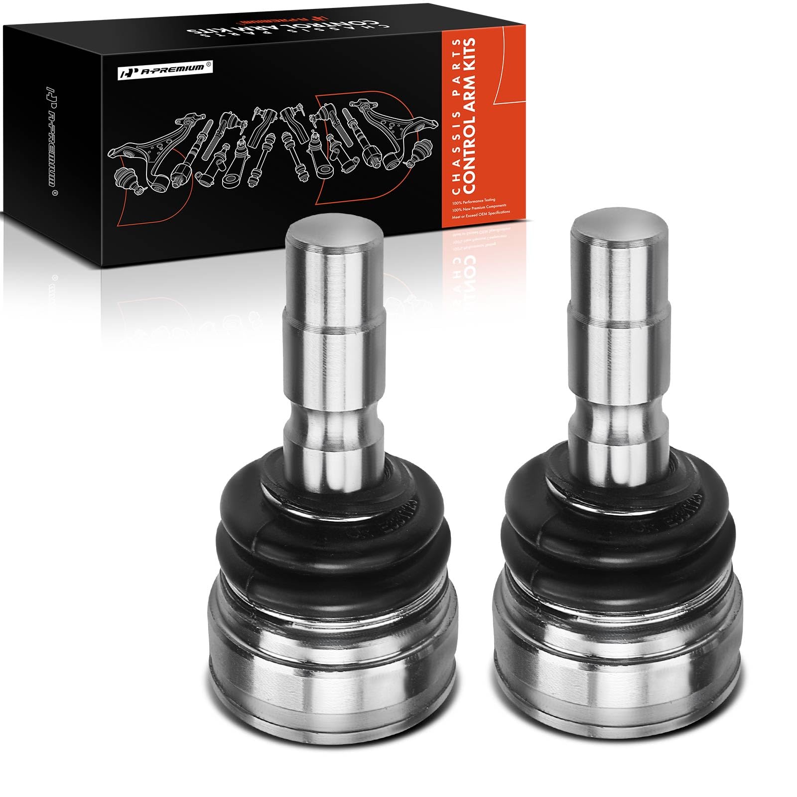 A-Premium 2 x Front Lower Ball Joint Compatible with Ford Mustang 2005 2006 2007 2008 2009 2010, Replace # K500033 4R3Z3078B