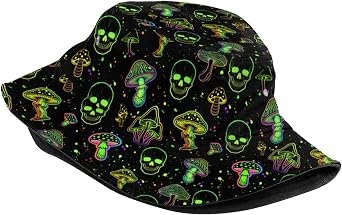 Bucket Hat for Women Men Funny Halloween Hats Packable Outdoor Fisherman Hats Caps Unisex