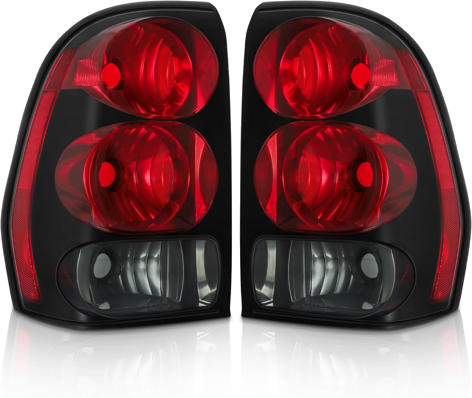 Tail Lights Assembly Fit for 02-09 Chevy Trailblazer 2002 2003 2004 2005 2006 2007 2008 2009 Trailblazer Rear Brake Tail Lights Right and Left Side