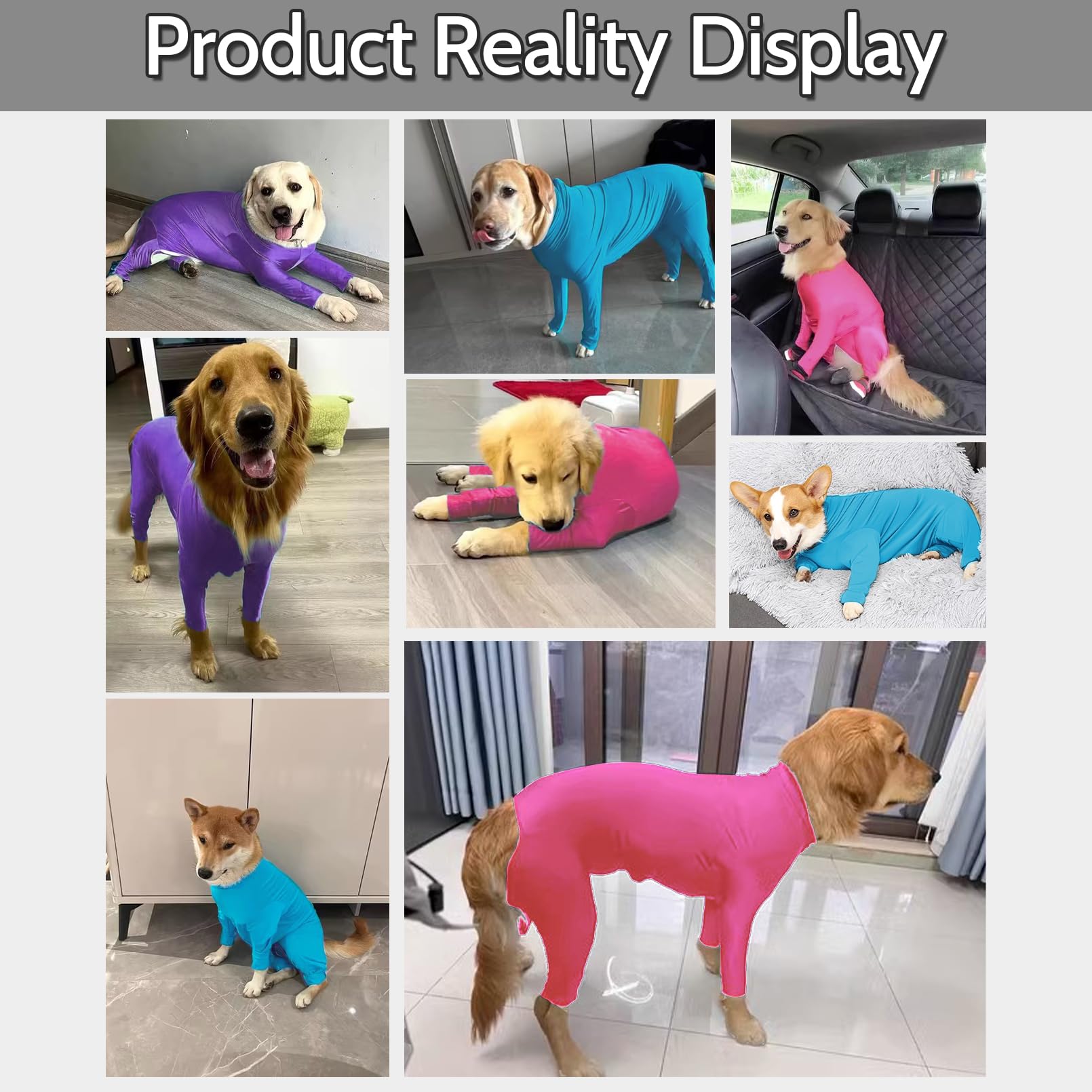 Soft Cone For Dogs Hamiledyi Dog Recovery Onesie (Size M