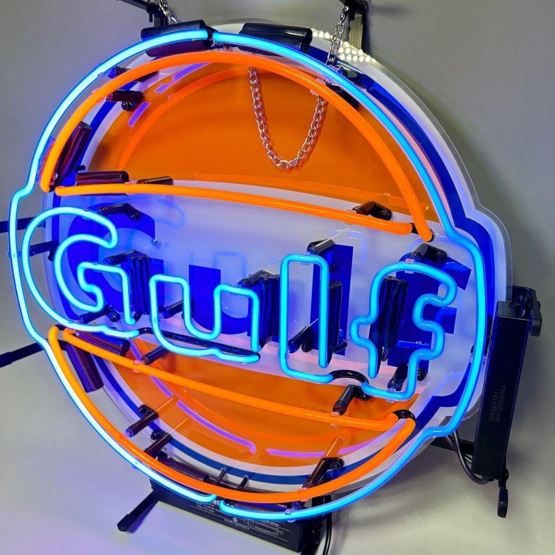 Amazon.co.jp: ガルフGulf 看板 ネオンサイン 世田谷ベース ガレージ 