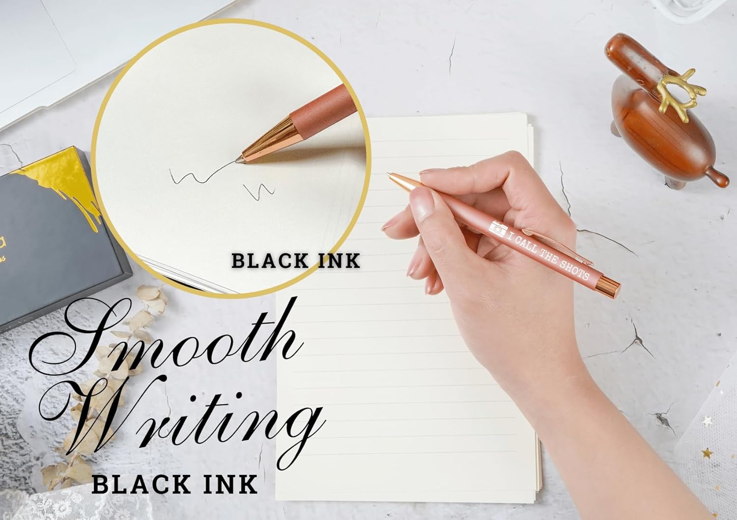 InnoBeta Photographer Gifts Ballpoint Pen Set of 4, Funny Photographer Gifts for Women/Men, Office Tools for Birthday, Christmas - Best Ever - Image 4