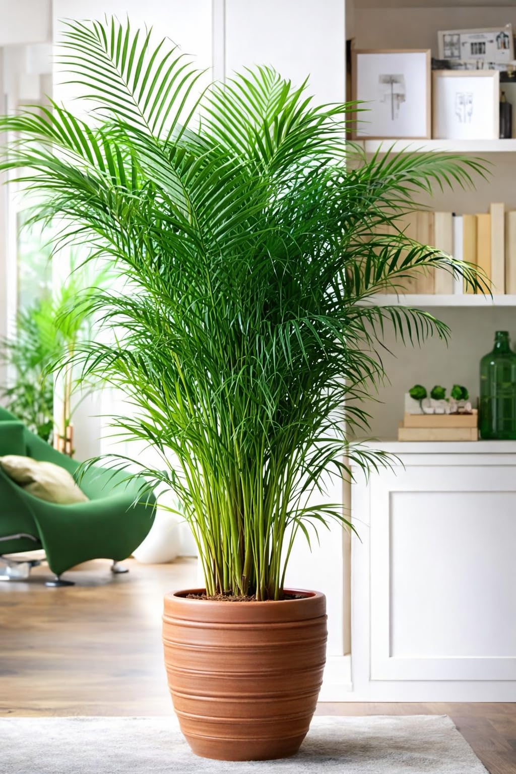 Natural Air Purifying A Big Size Live ''Areca PalmTree Pack of 1 || For Home garden Tree outdoor indoor plant with Grow Bag.-picture-30