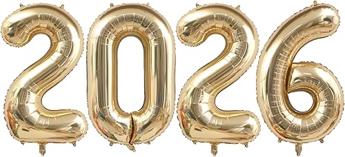 Miniatura 56 de 40 Inch Light Gold 18 Number Balloons White Gold Giant 18 Foil Mylar Helium Large Digital Balloon Champagne Gold Birthday Numbers Jumbo Balloons