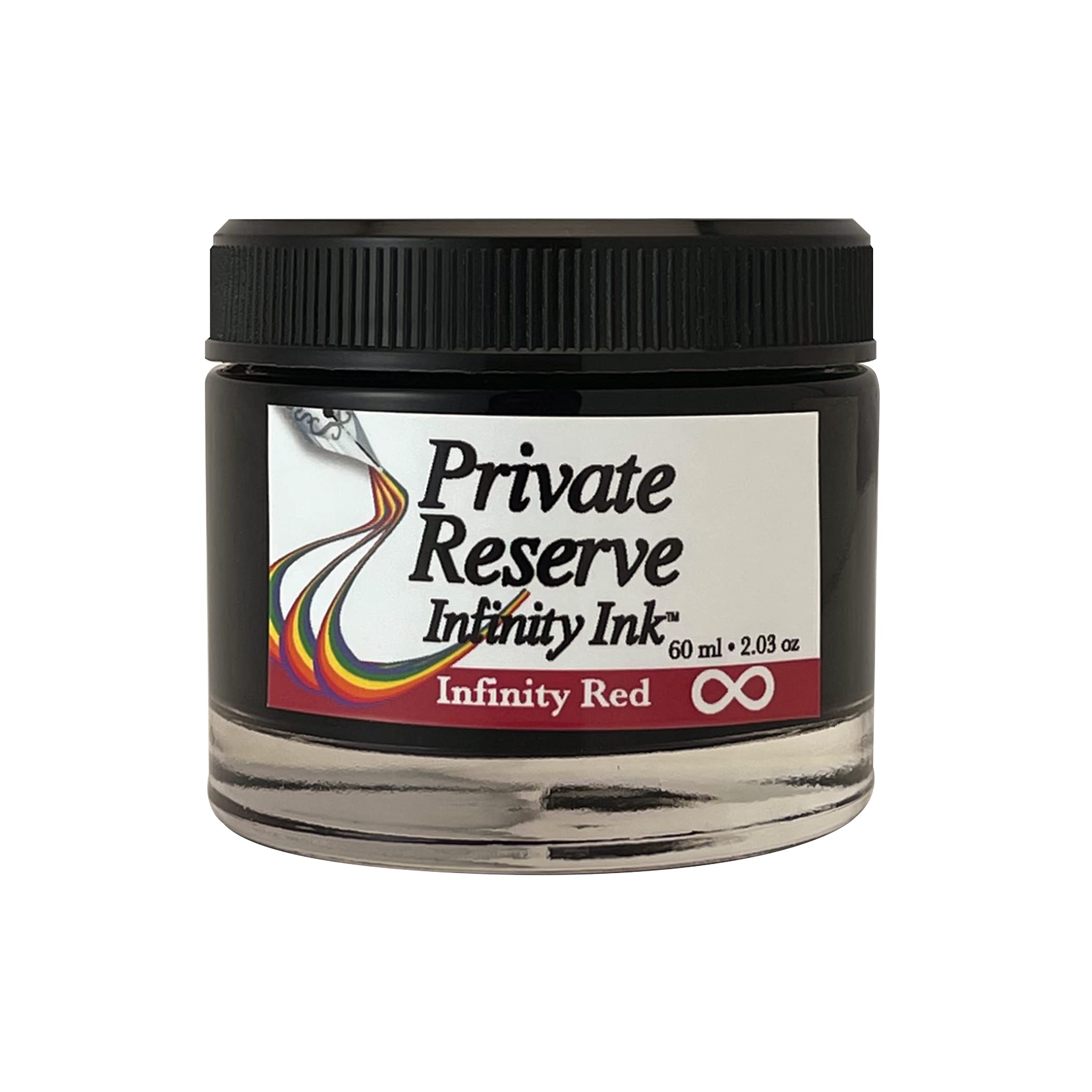 Private Reserve Ink, Butelka z atramentem 60 ml, czerwona nieskończoność (z formułą ECO)