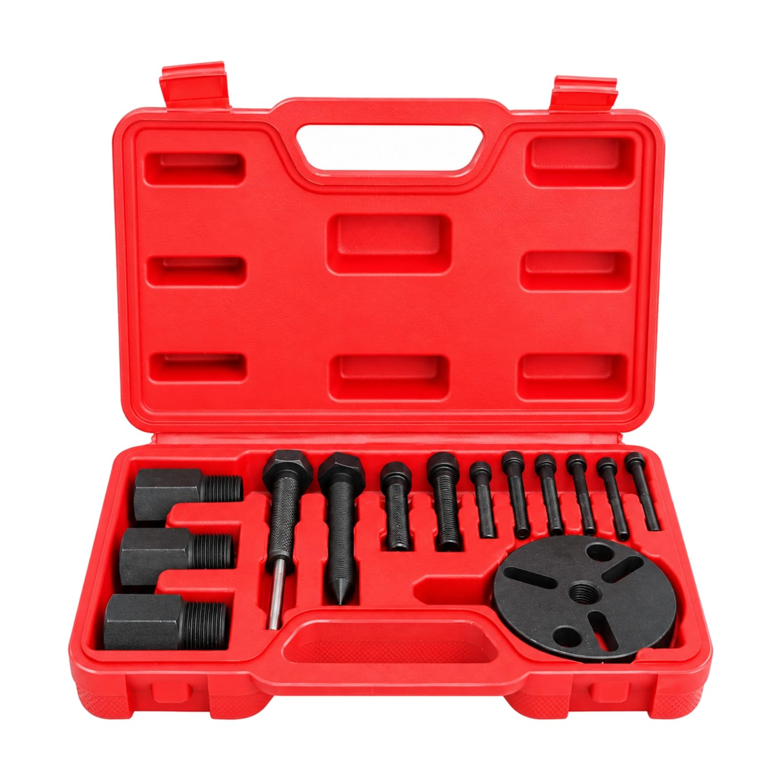 predolo 14 Pezzi Kit Estrattore Frizione Compressore Clima Condizionata Auto Compatibile con più Modelli per Meccanici, Manunzione Veicoli, Officina, Garage