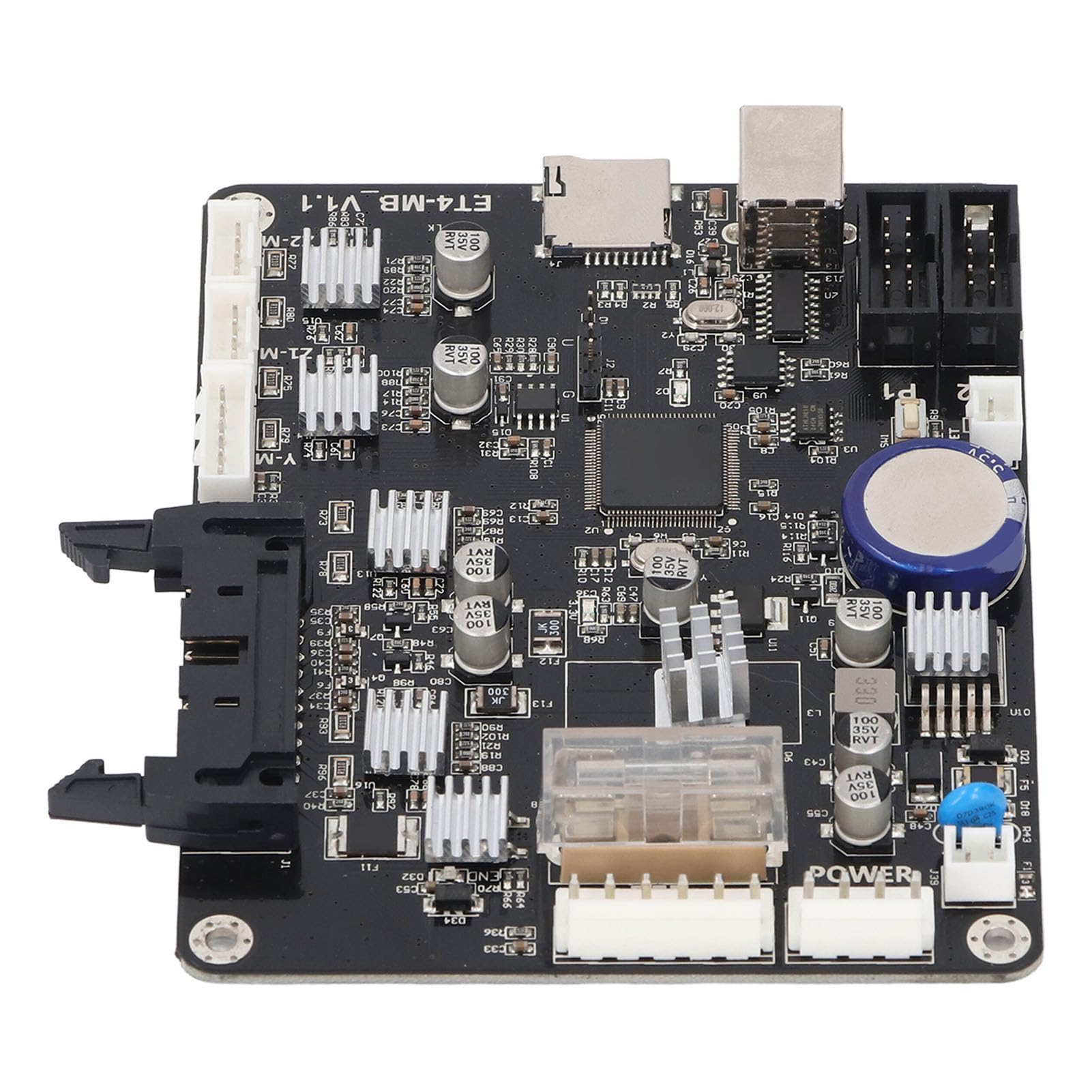 8-35V 32 Bits Chip de Brazo de Alta Velocidad Tablero de Control de Impresoras 3D 2 Capa de la Placa Lógica Múltiple de Guardia para ANET ET4, Placa Base de la Impresora 3D, Admite Impresión Fuera