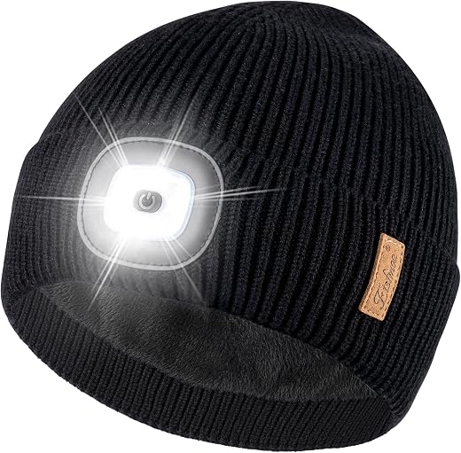 Rechargeable LED Beanie